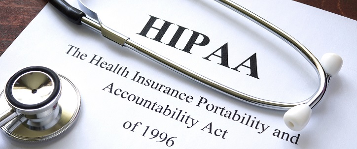 Health Insurance Portability and accountability act HIPAA and stethoscope.