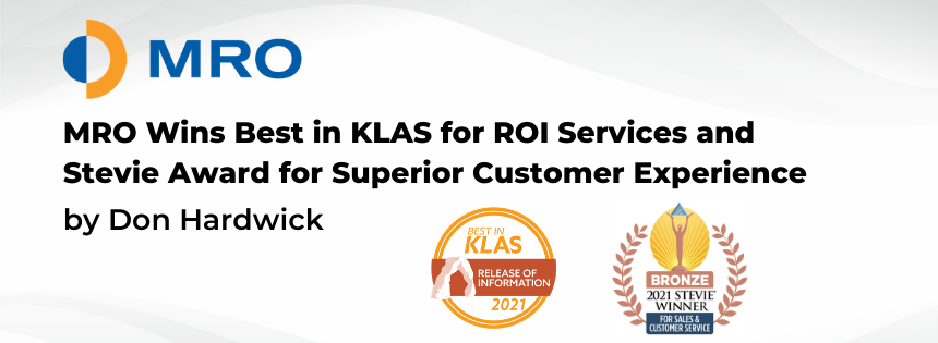 MRO Wins KLAS Report in ROI Services