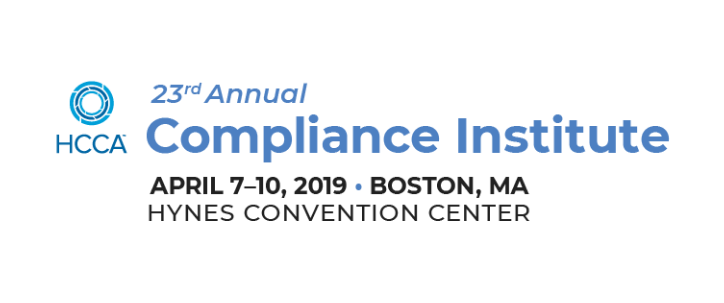 2019 HCCA Compliance Institute Recap