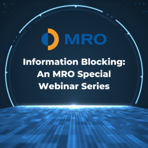 An MRO Special Webinar Series