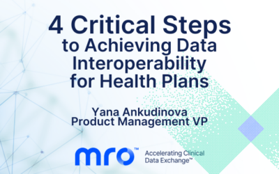 4 Critical Steps to Achieving Data Interoperability for Health Plans