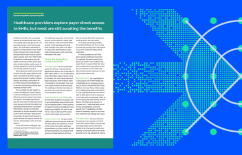 Healthcare Providers Explore Payer Direct Access to EHRs, but Most Are Still Awaiting the Benefits by MRO